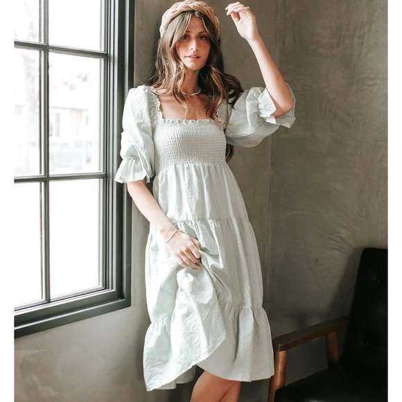 VICI mint plaid dress